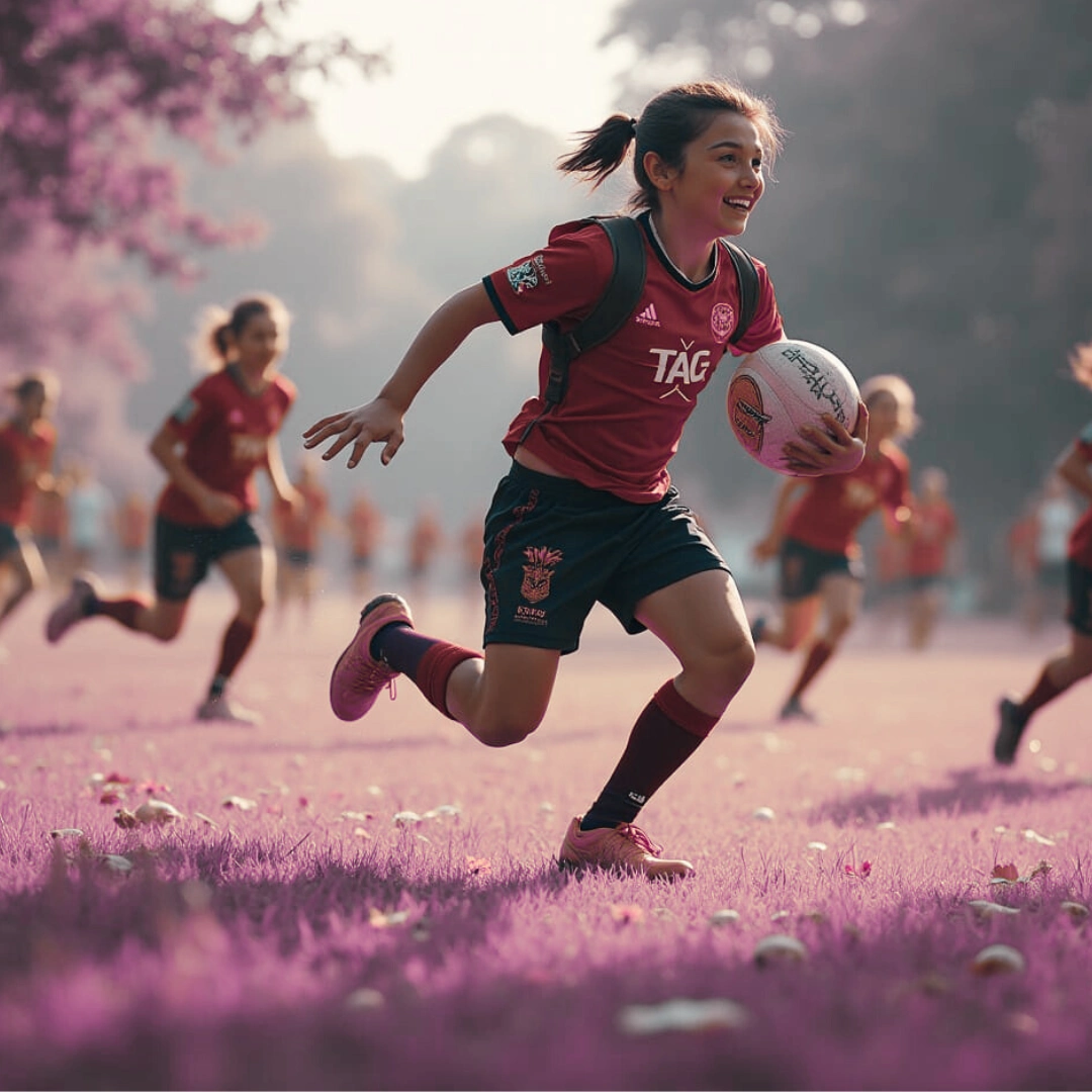 Tag X juniors player playing tag x