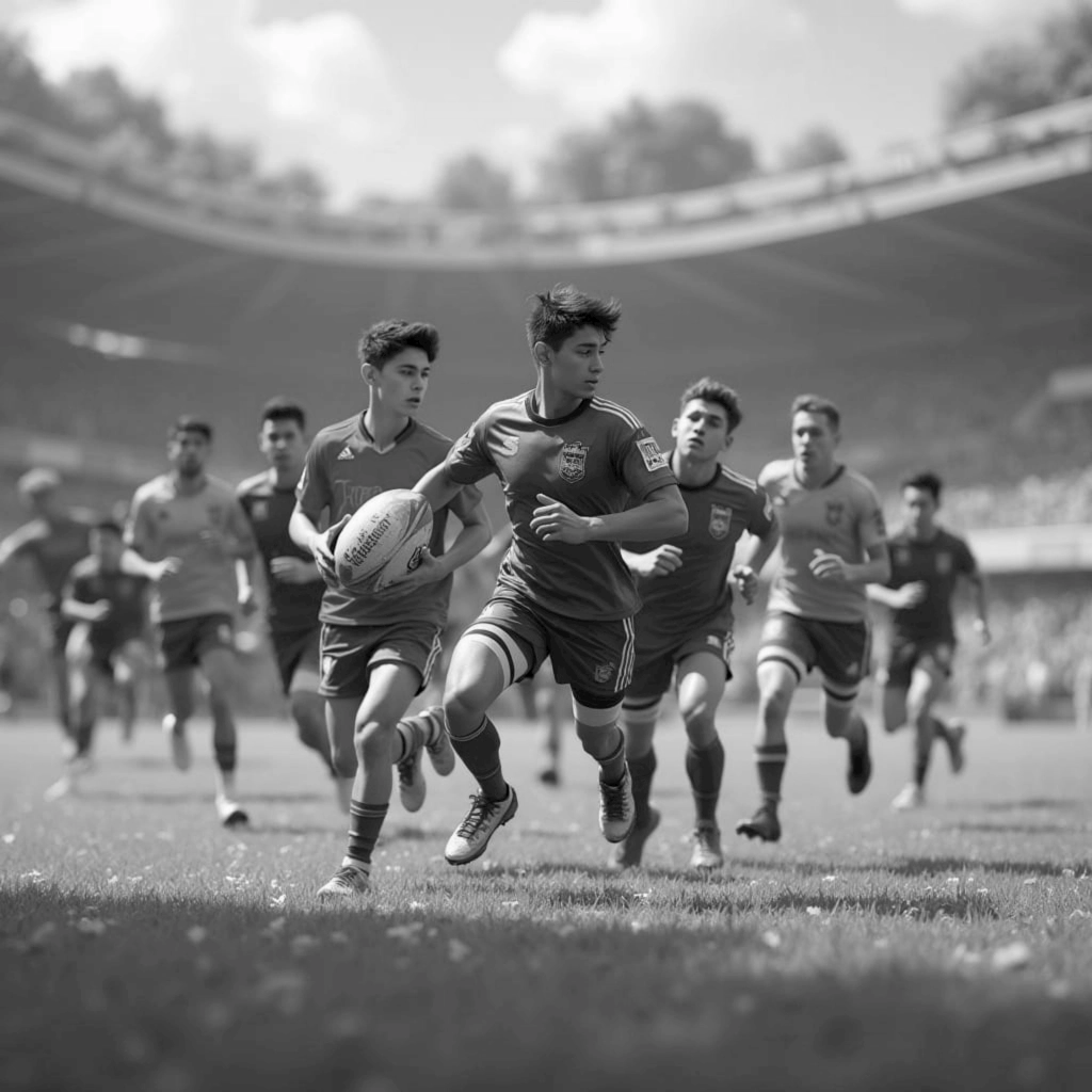 Various people playing Tag X